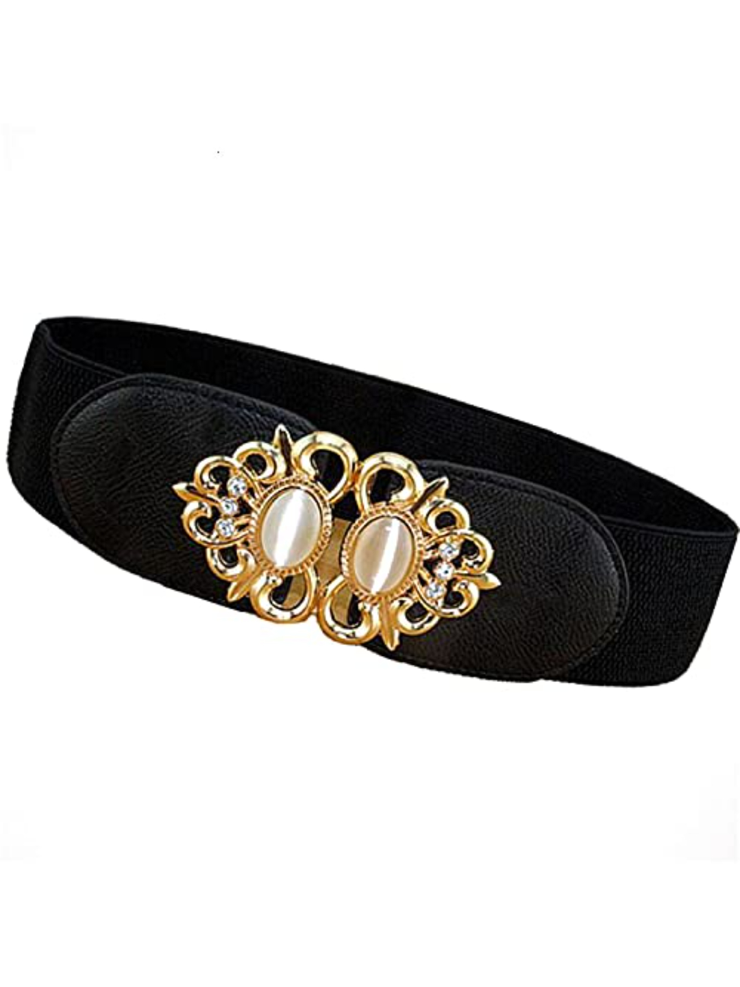 YouBella Jewellery Celebrity Inspired Adjustable Kamarband Waist Belt for Women/Girls (YB_Belt_30) (Black)