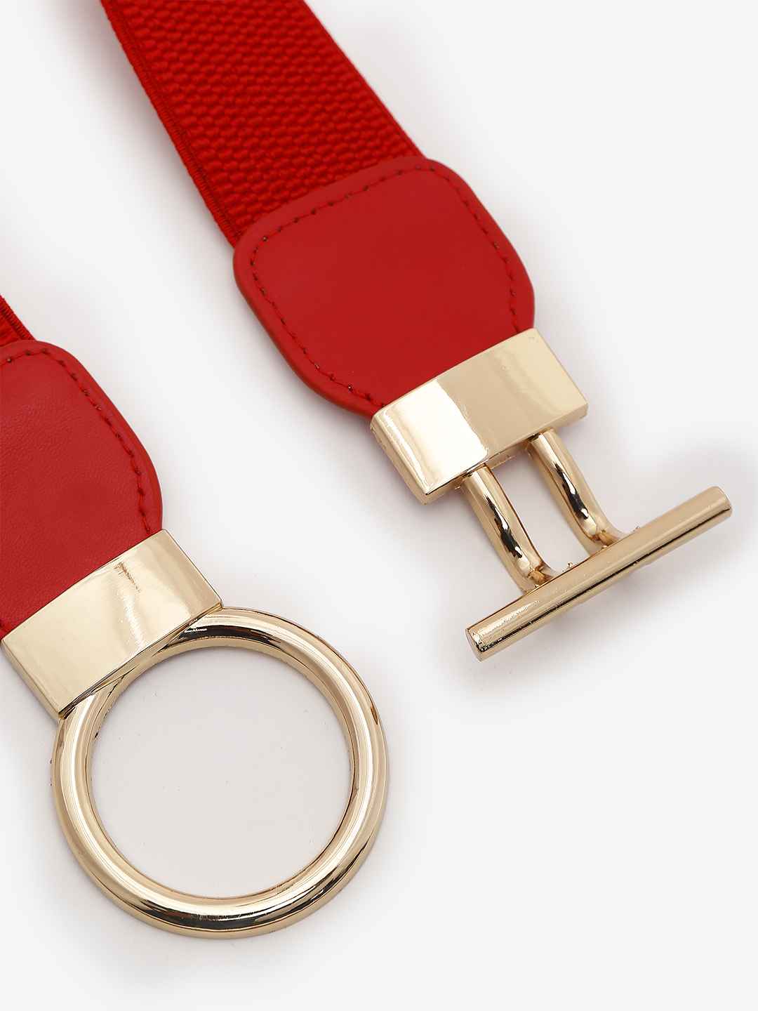 YouBella Jewellery Celebrity Inspired Adjustable Kamarband Waist Belt for Women/Girls (YB_Belt_33) (Red)