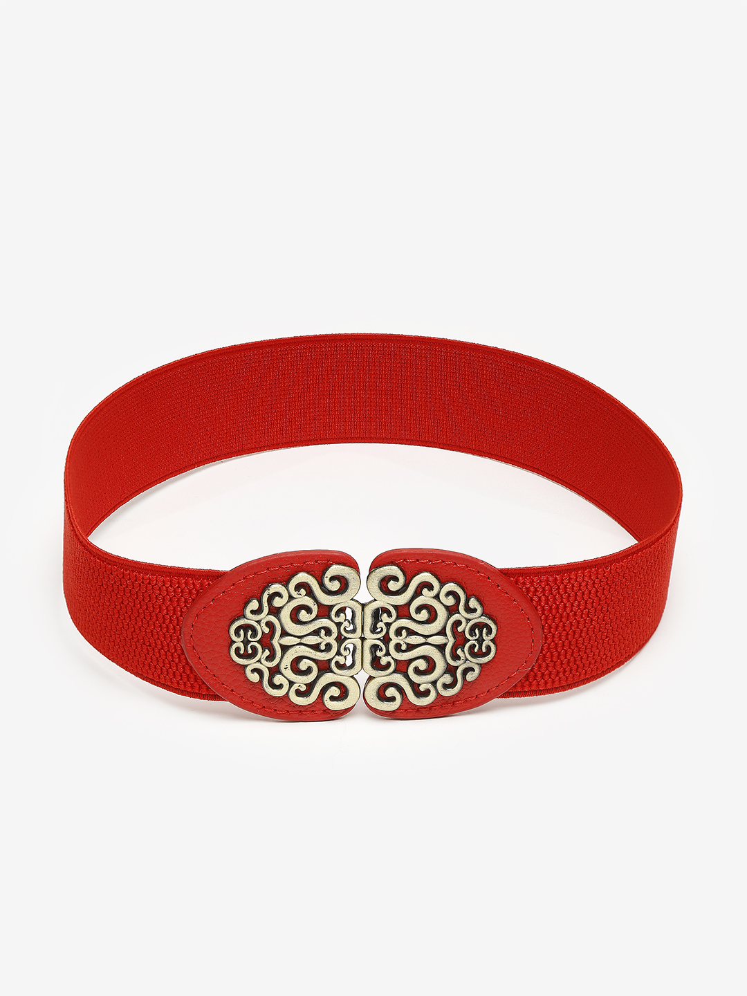 YouBella Jewellery Celebrity Inspired Adjustable Kamarband Waist Belt for Women/Girls (YB_Belt_37) (Red)