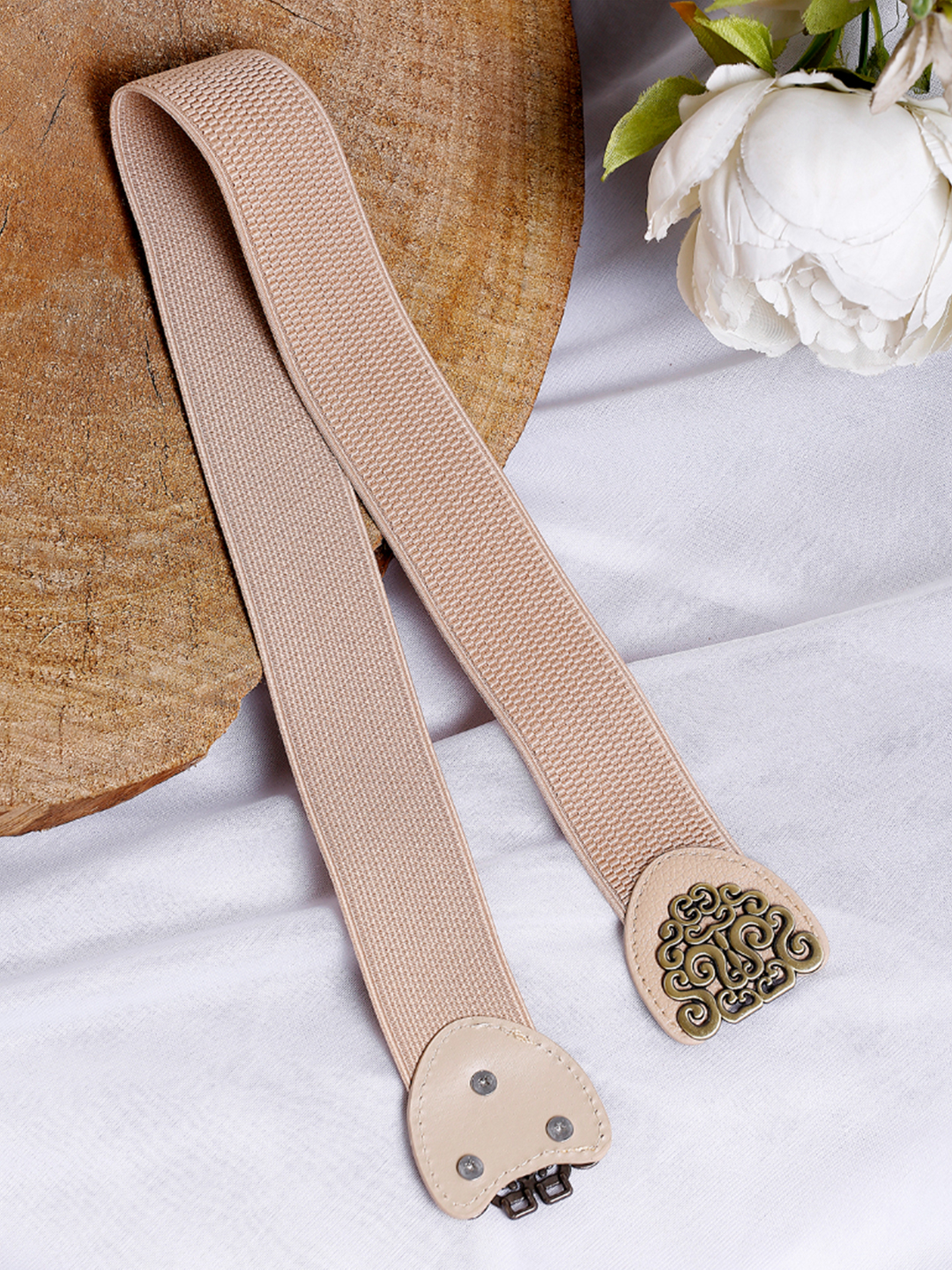 YouBella Jewellery Celebrity Inspired Adjustable Kamarband Waist Belt for Women/Girls (YB_Belt_45) (Brown)