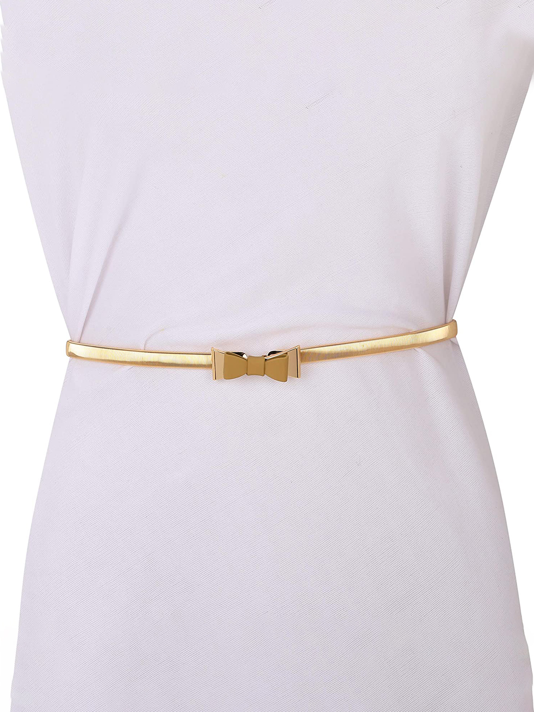 YouBella Jewellery Celebrity Inspired Adjustable Metal Plate Type Golden Kamarband Waist Belt for Women/Girls (Style 3)