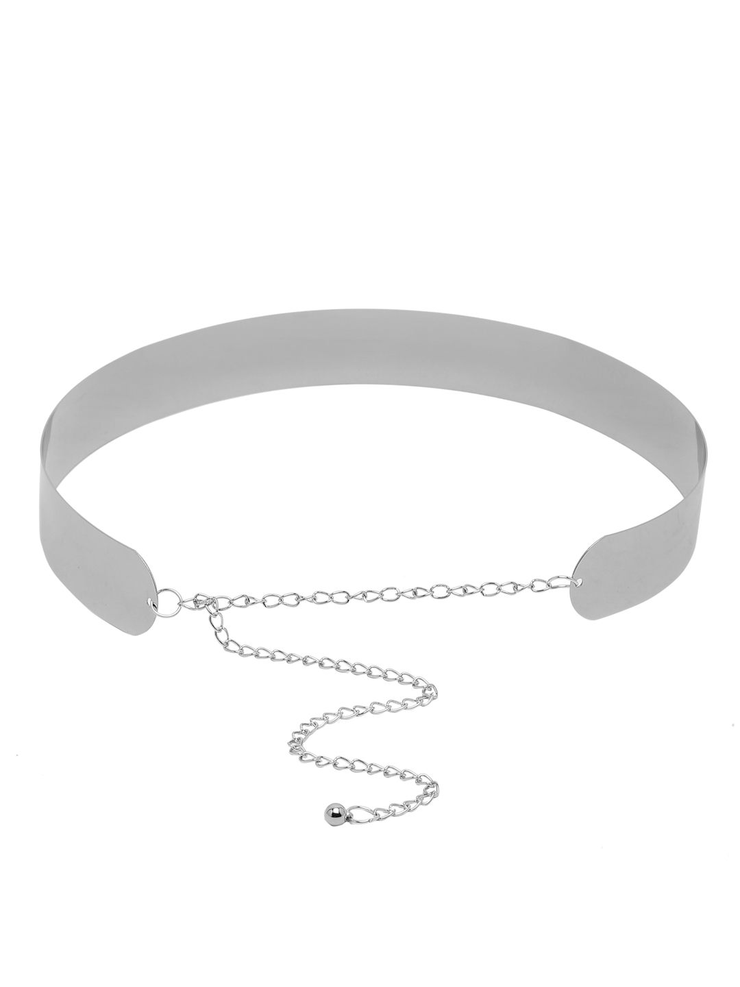 YouBella Jewellery Celebrity Inspired Adjustable Kamarband Waist Belt for Women/Girls (Silver) (YB_Belt_86)