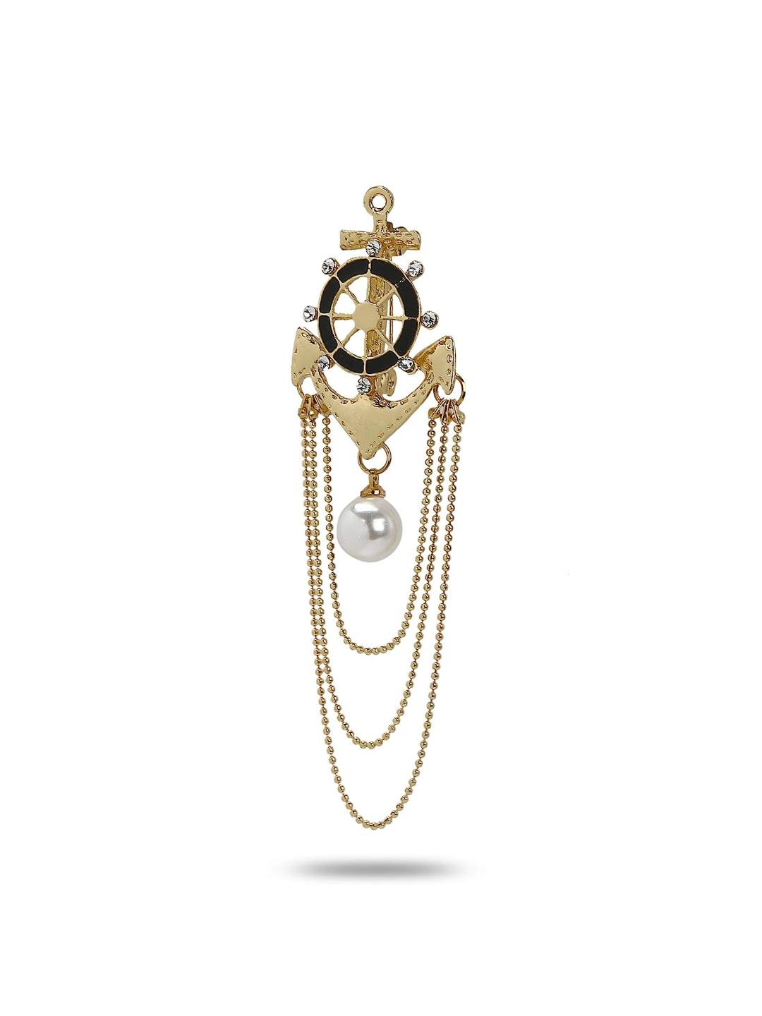 YouBella Jewellery Latest Stylish Crystal Unisex Brooch for Wedding/Party for Women/Girls/Men (Style 3)