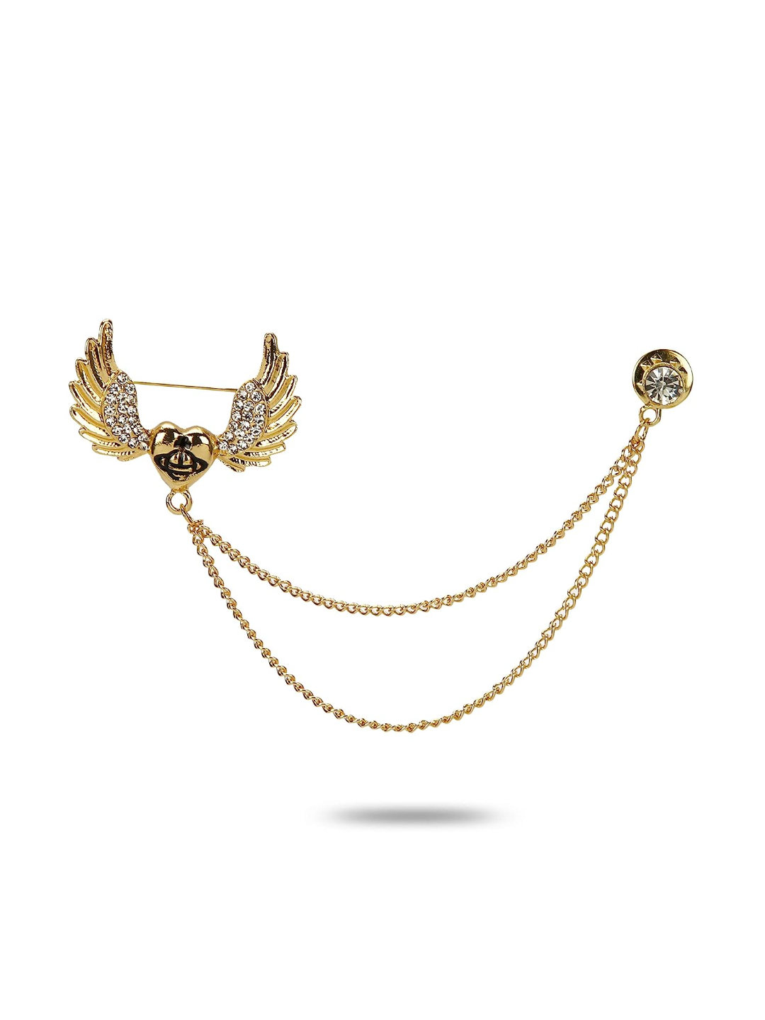 YouBella Jewellery Latest Stylish Crystal Unisex Brooch for Wedding/Party for Women/Girls/Men (Style 6)