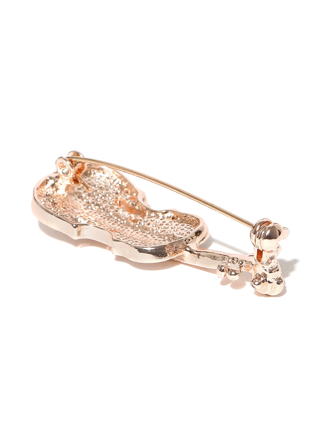 YouBella  Collection Musical Guitar Brooch for Men and Women/Girls (Gold)