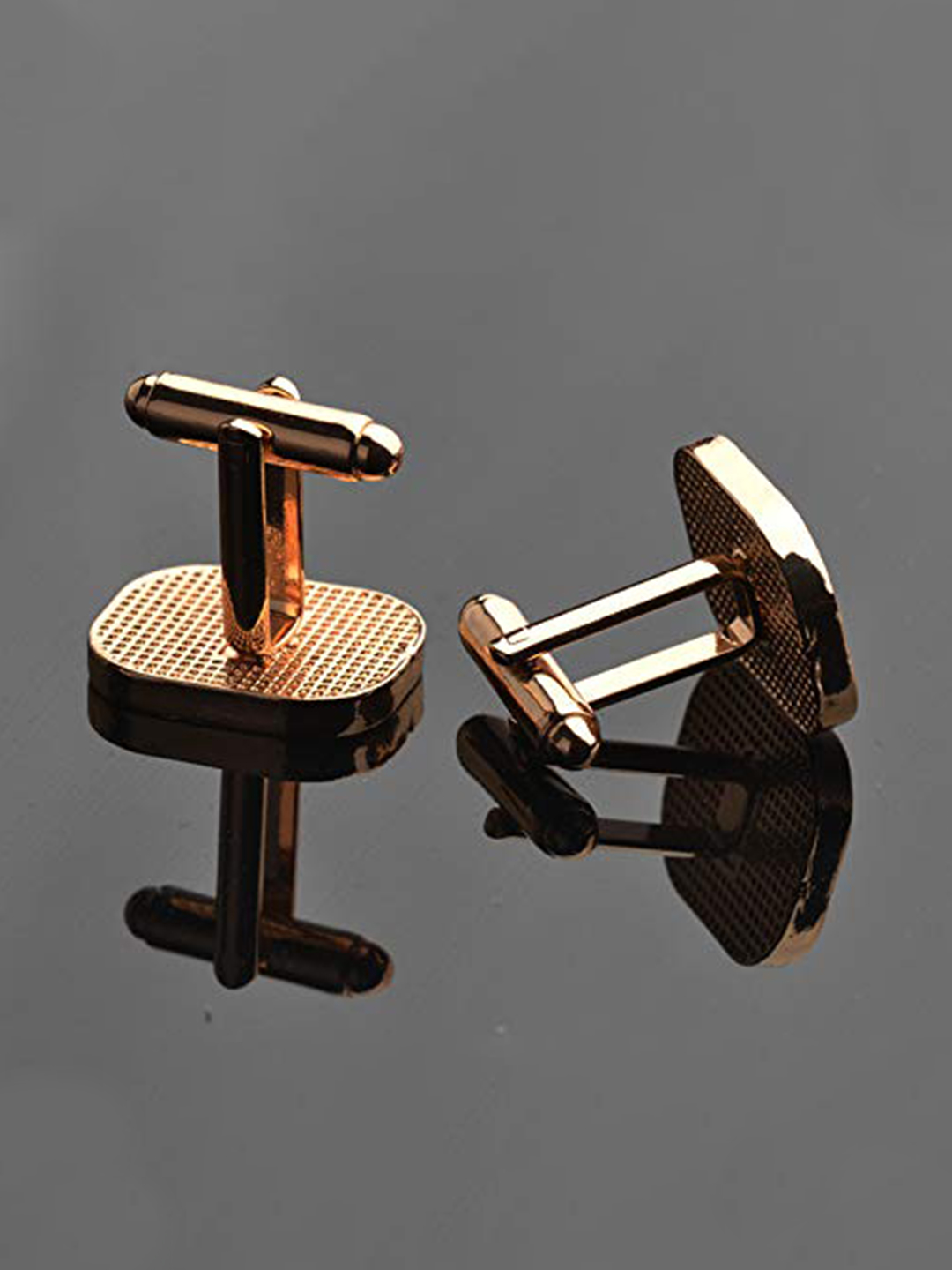 YouBella Jewellery Latest Stylish Luxurious Golden Formal Cuff Links Cufflinks Set for Men