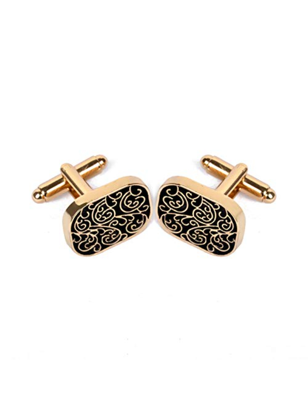 YouBella Jewellery Latest Stylish Luxurious Golden Formal Cuff Links Cufflinks Set for Men