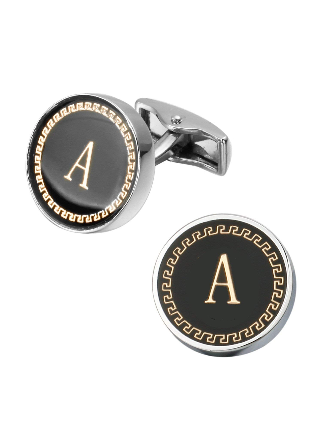 YouBella Jewellery Valentine Gifts for Men Latest Stylish Silver Plated Formal Cuff Links Cufflinks Set for Men