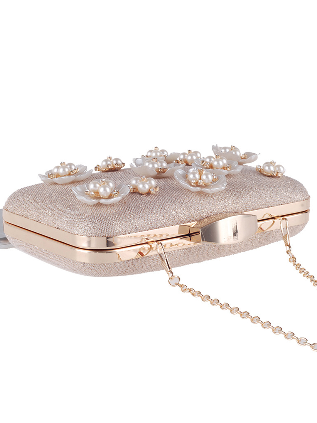YouBella Jewellery for Women Jewellery Organiser Make up Cosmetics Storage Clutch Purse Box (YB_Clutch_1) (Pink)