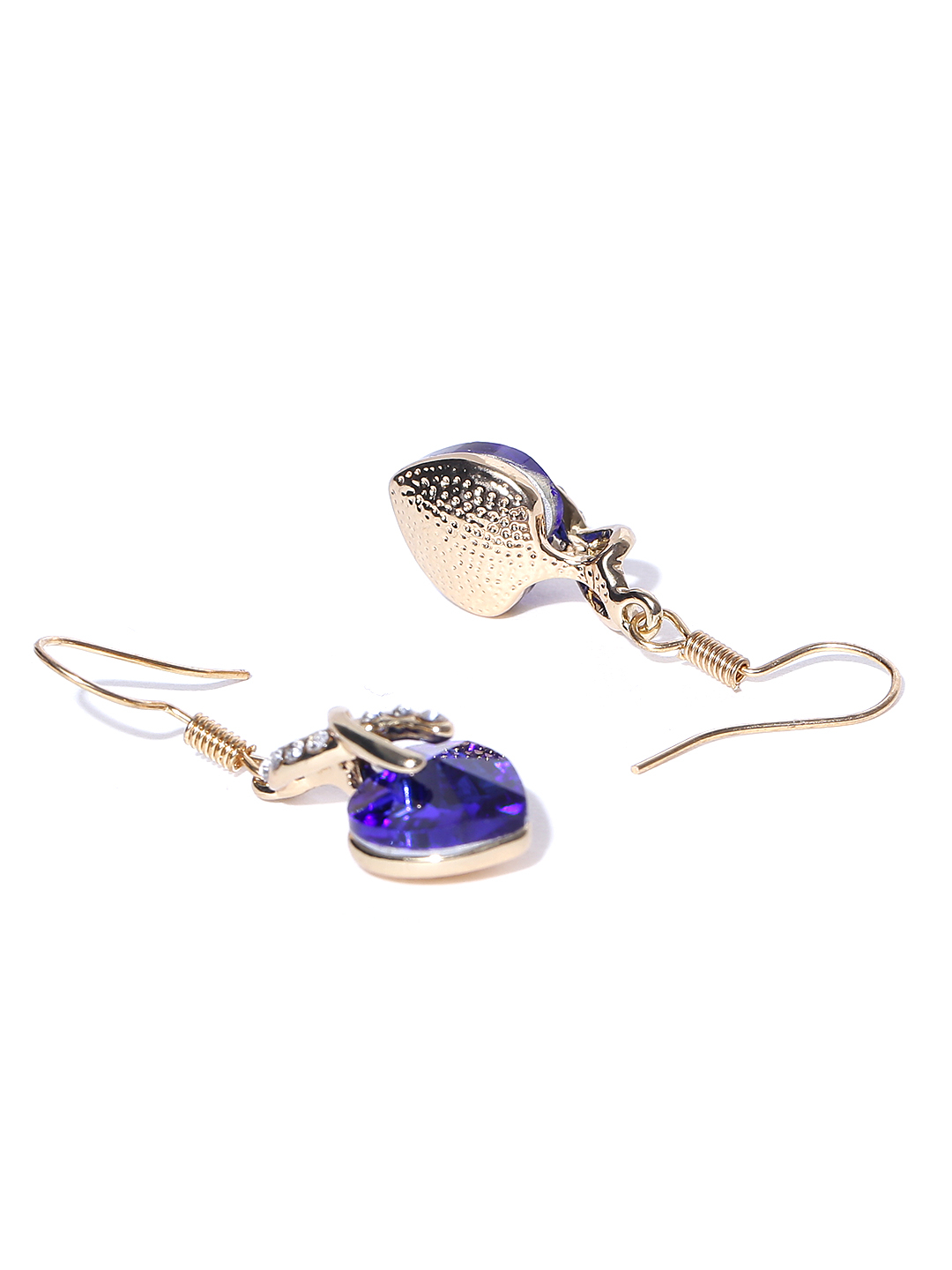YouBella Gold-Toned  Blue Stone-Studded Jewellery Set