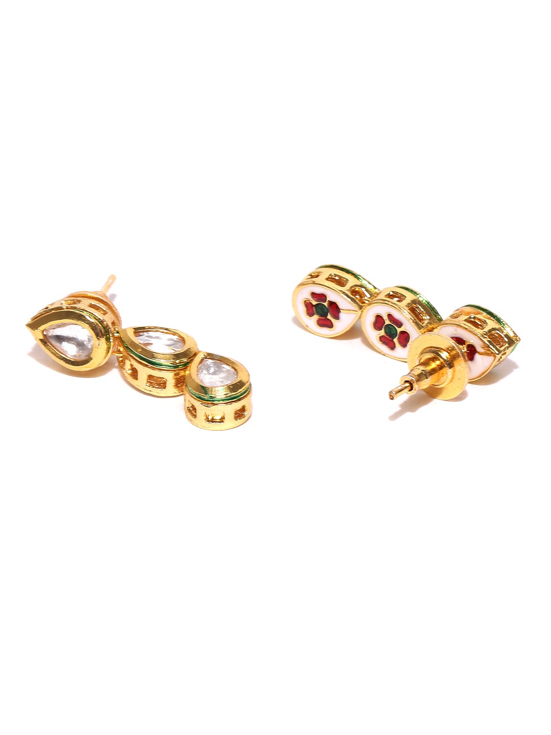YouBella Gold-Toned Kundan Stone-Studded Jewellery Set