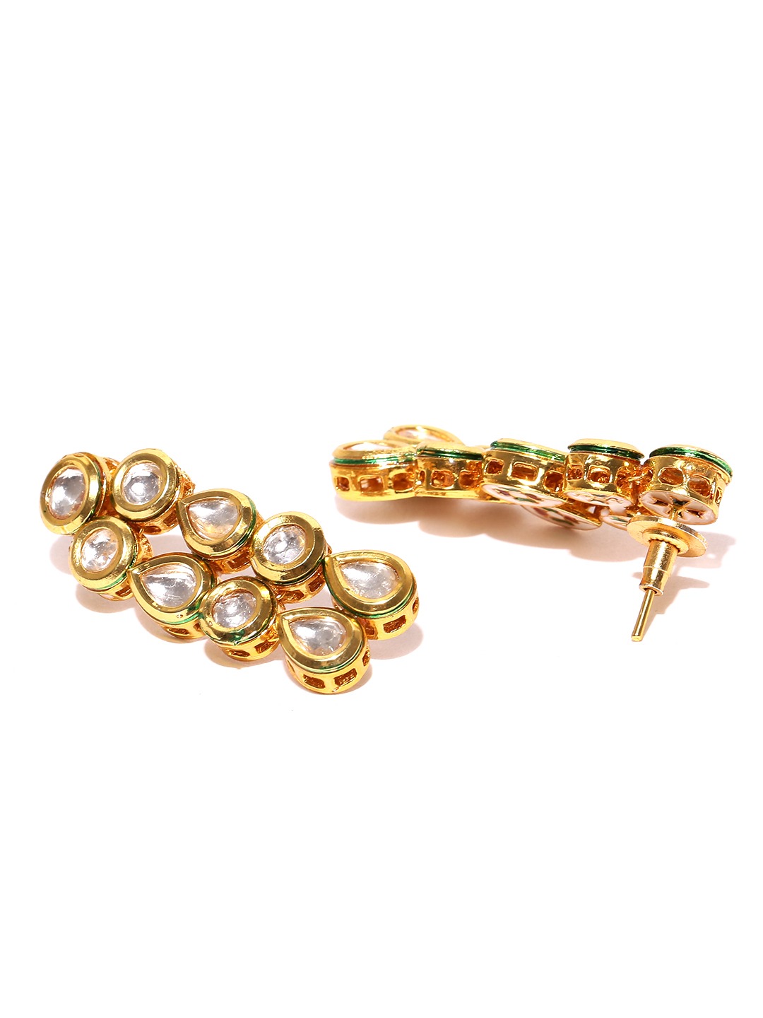 YouBella Gold-Toned Kundan Stone-Studded Jewellery Set
