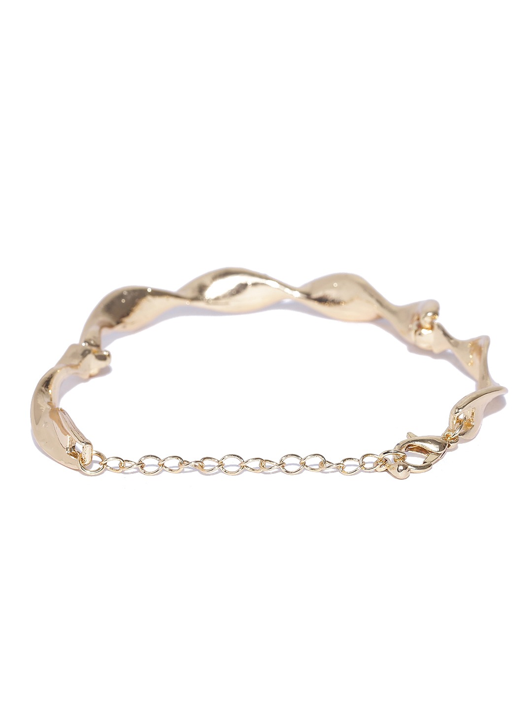 YouBella Gold-Toned Stone-Studded Bangle-Style Bracelet