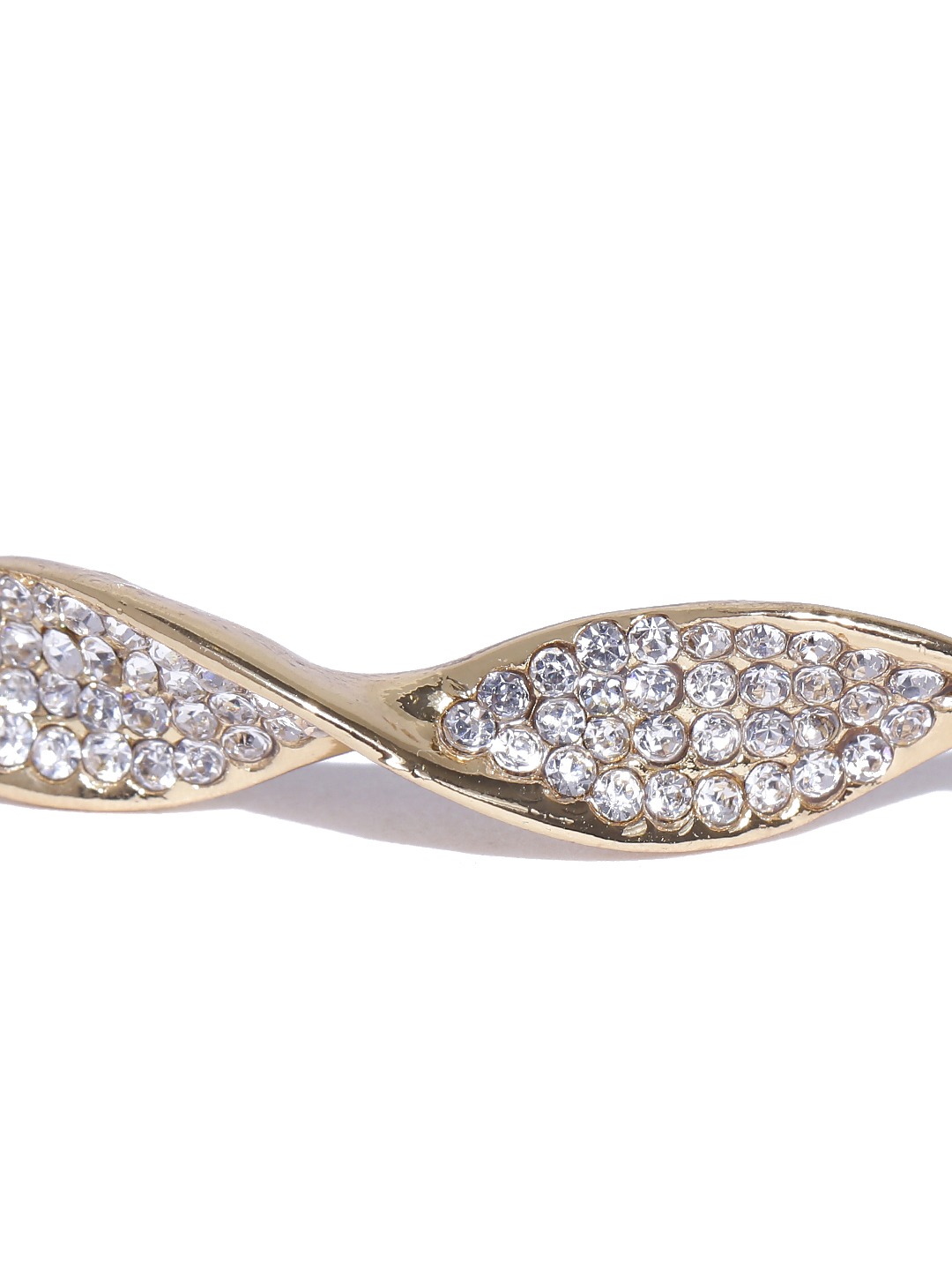 YouBella Gold-Toned Stone-Studded Bangle-Style Bracelet