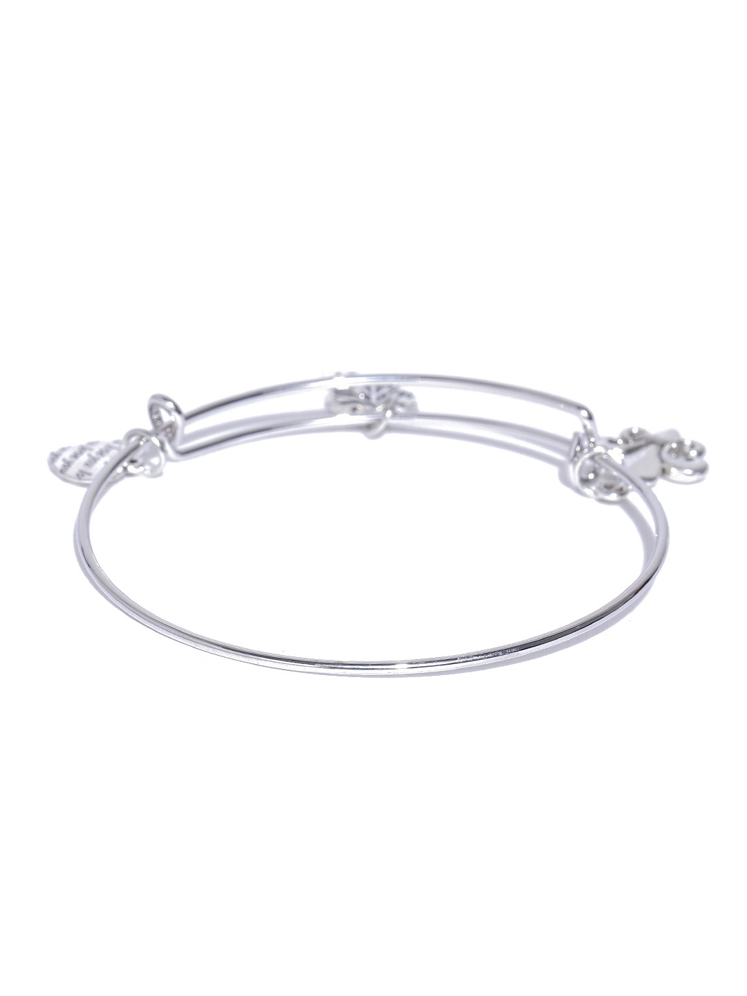 YouBella Oxidised Silver-Toned Charm Bracelet