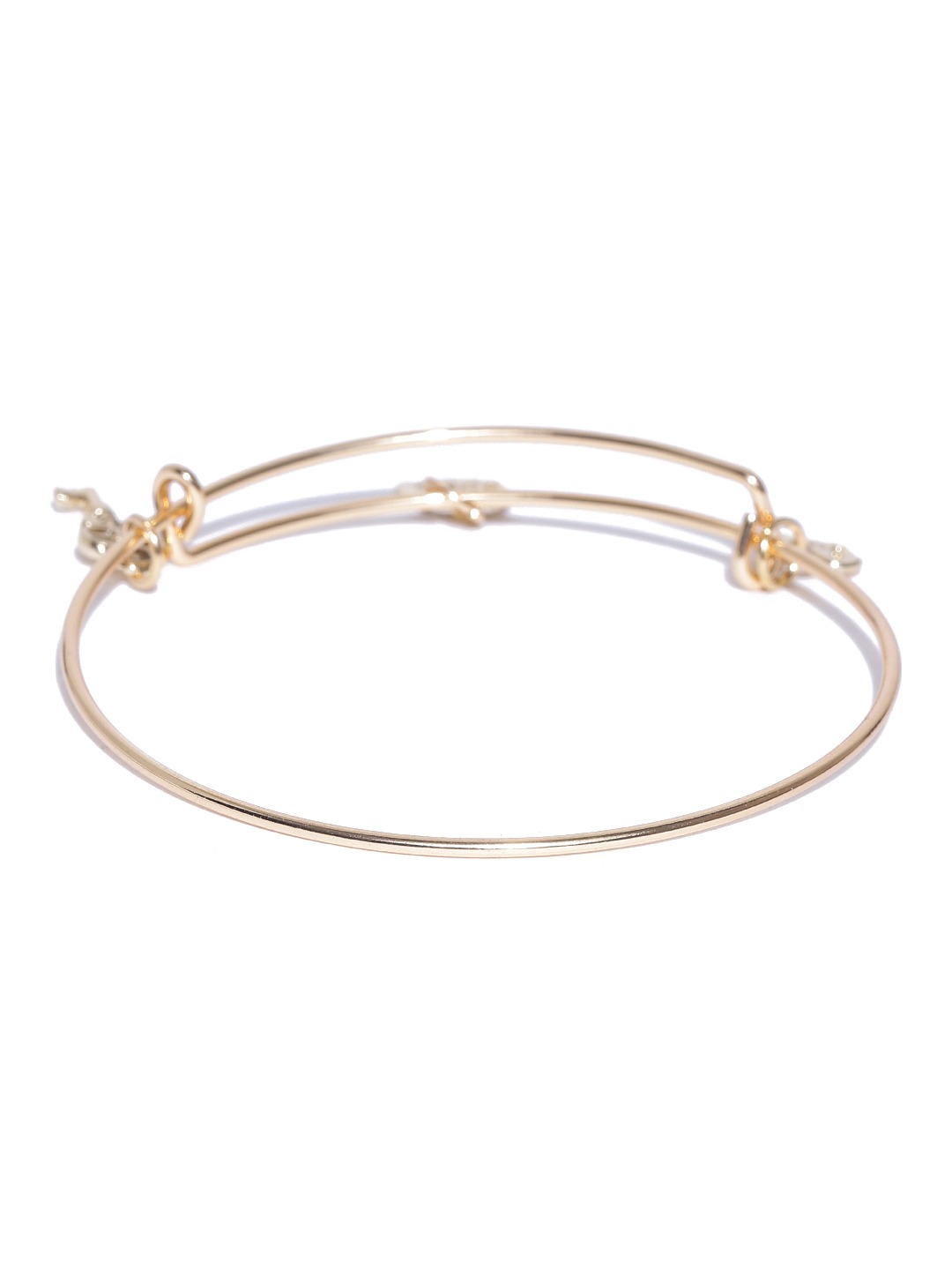 YouBella Gold-Toned Charm Bracelet