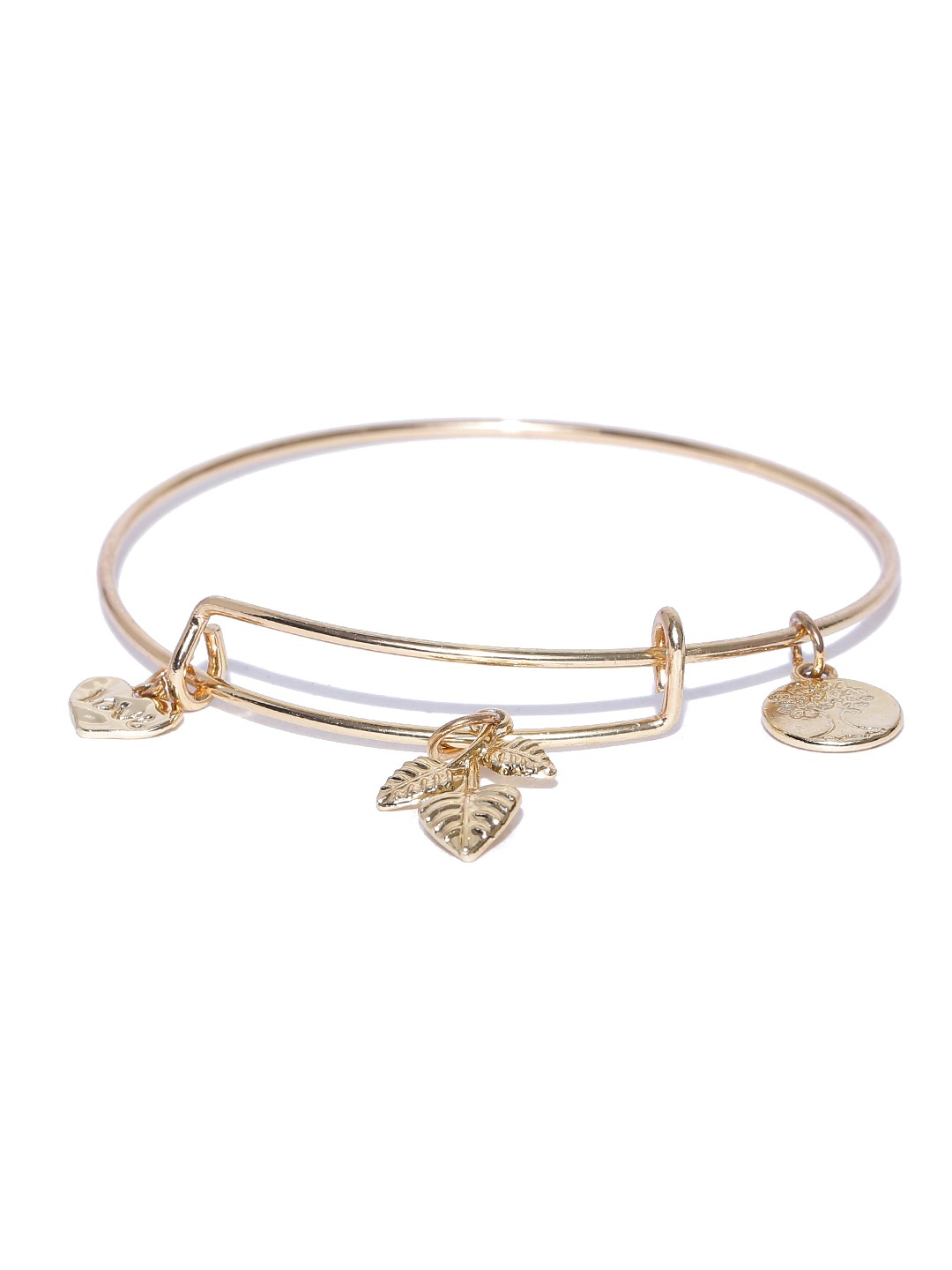 YouBella Gold-Toned Charm Bracelet
