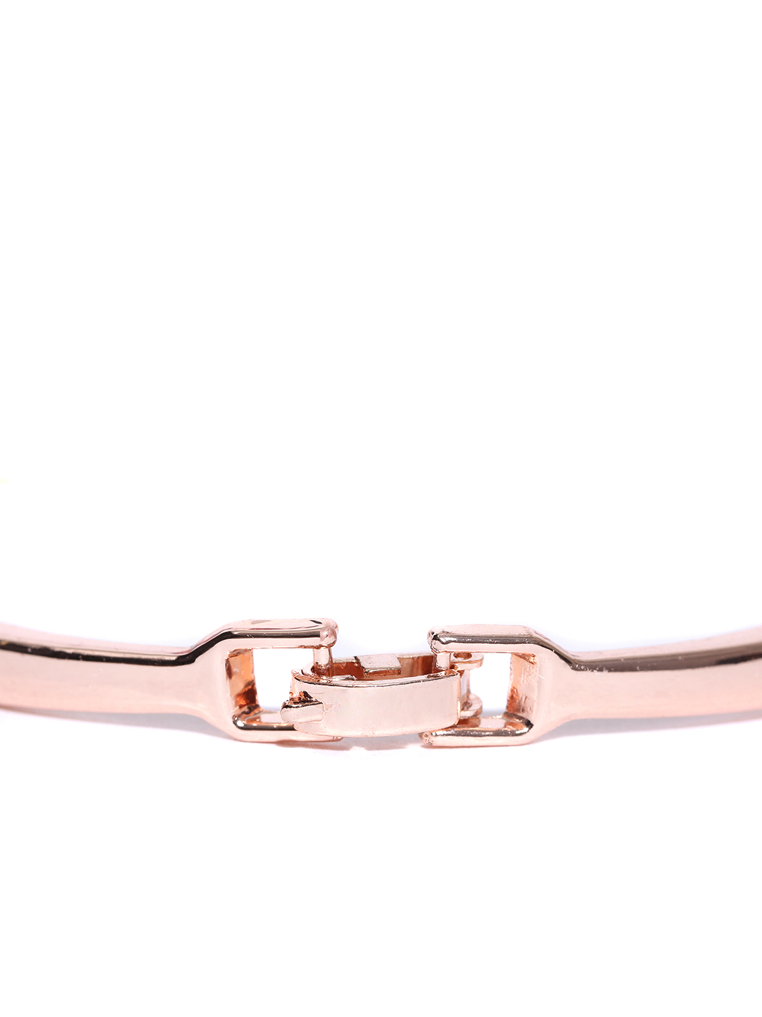 YouBella Peach-Coloured Gold-Plated Stone-Studded Contemporary Bracelet
