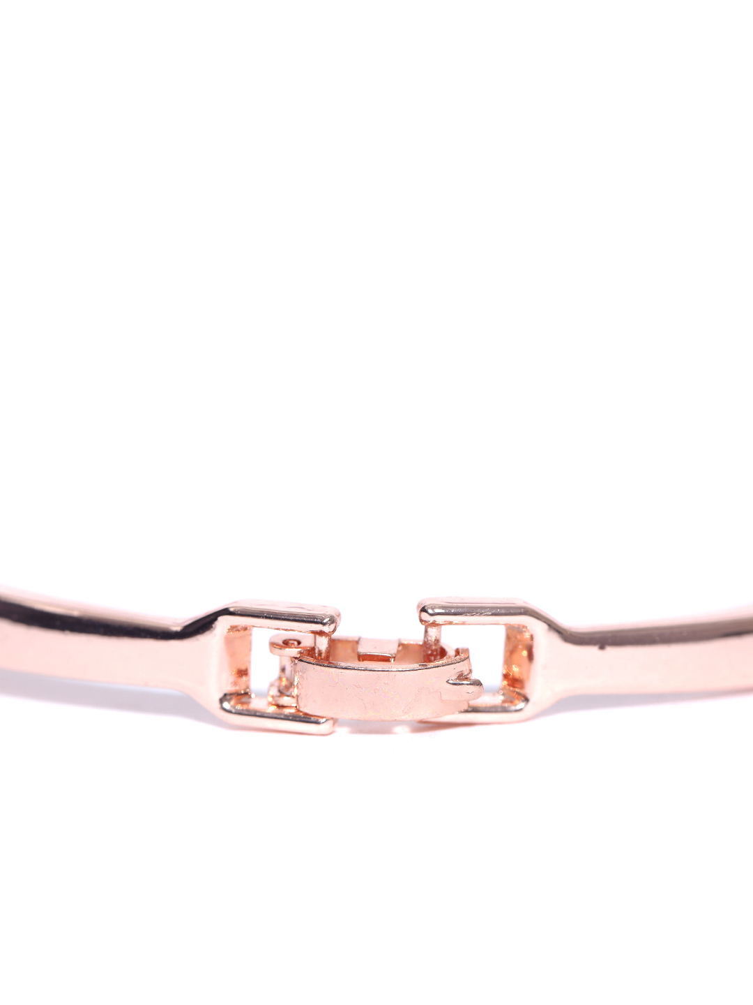 YouBella Peach-Coloured Gold-Plated Stone-Studded Contemporary Bracelet