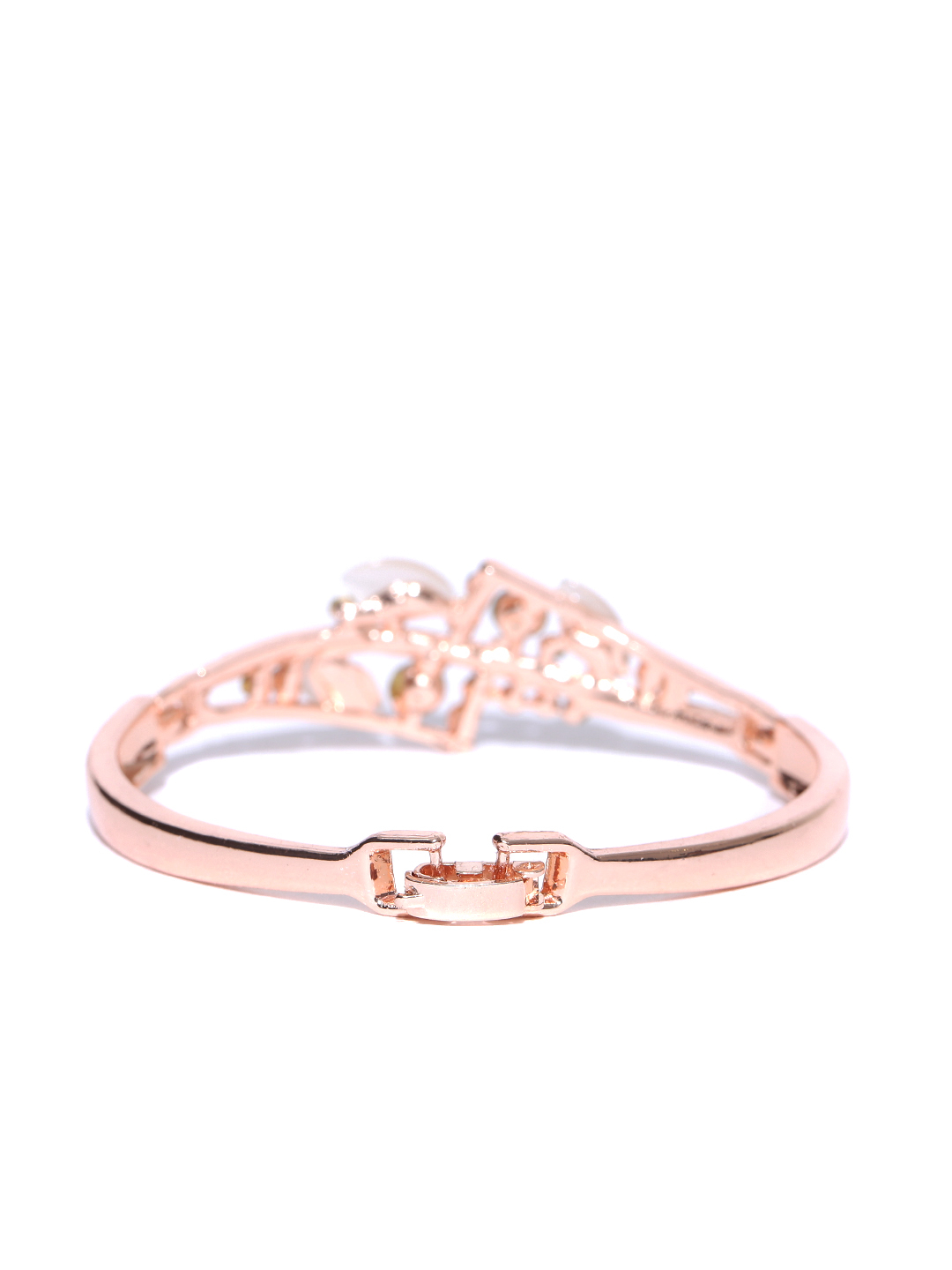 YouBella Gold-Plated Stone-Studded Contemporary Bracelet