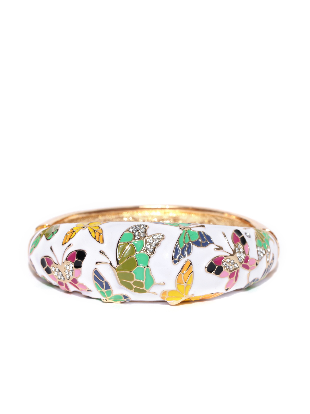 YouBella Multicoloured Gold-Plated Printed Contemporary Bracelet