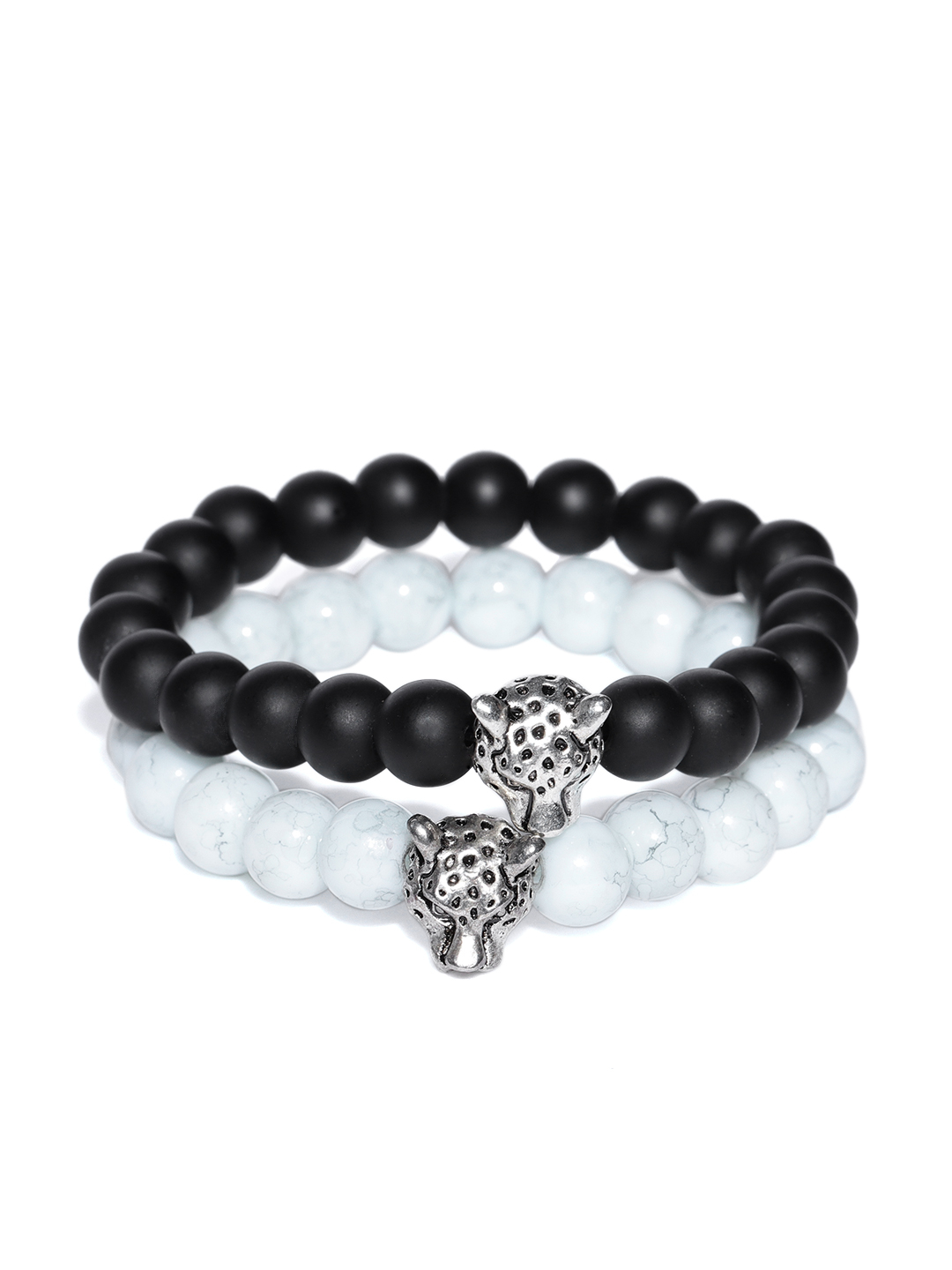 YouBella Set of 2 Beaded Elasticated Bracelets