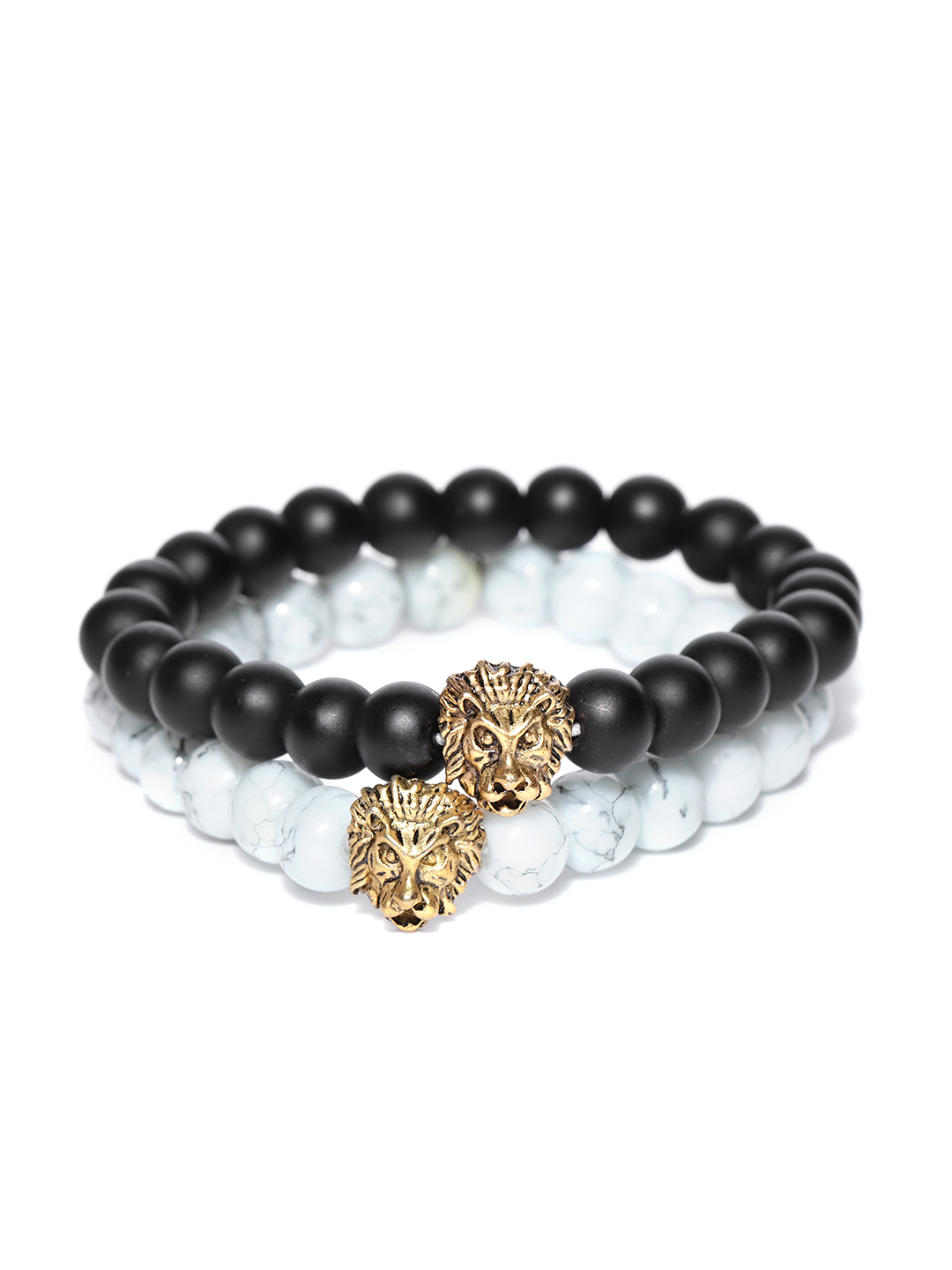 YouBella Set of 2 Beaded Elasticated Bracelets