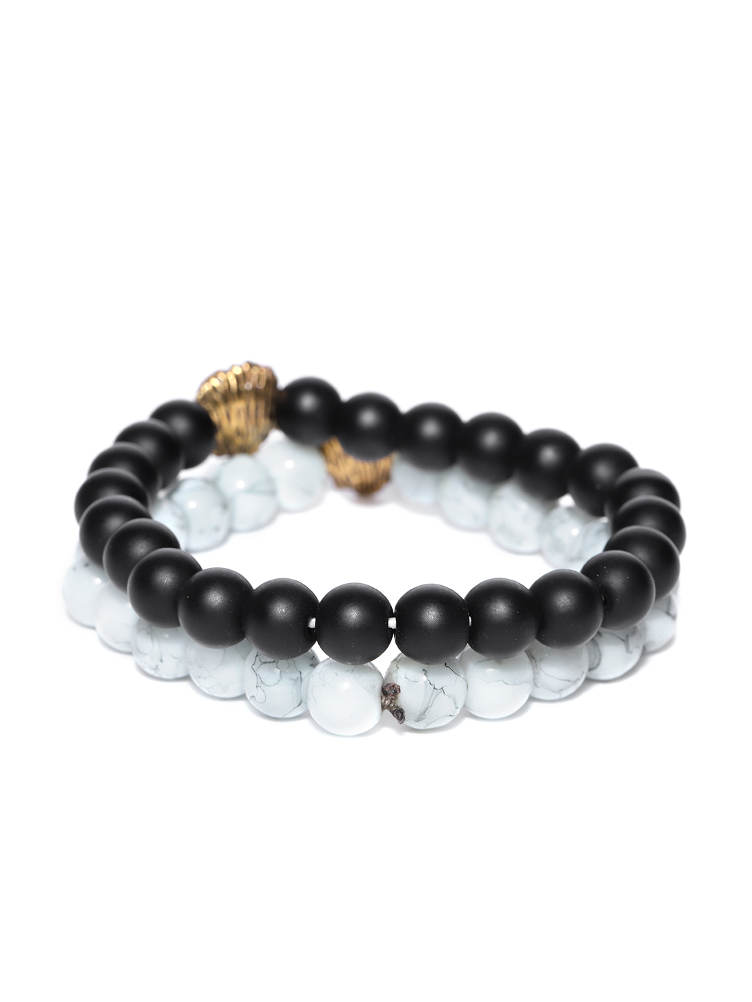 YouBella Set of 2 Beaded Elasticated Bracelets