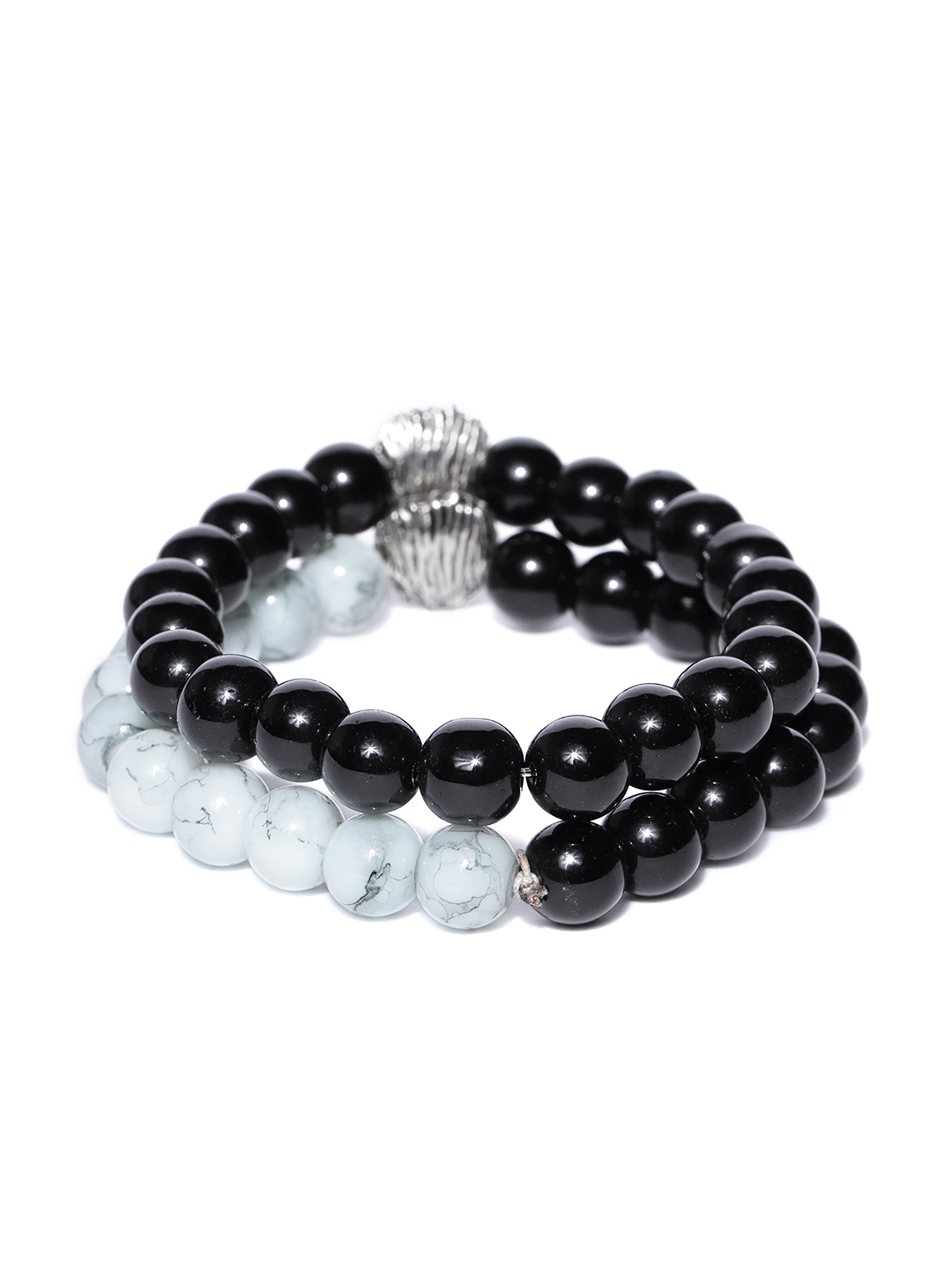 YouBella Set of 2 Beaded Elasticated Bracelets