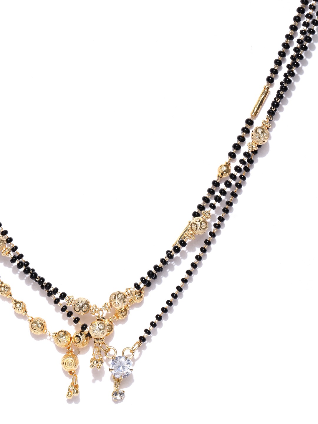 YouBella Set of 3 Gold-Plated Mangalsutras