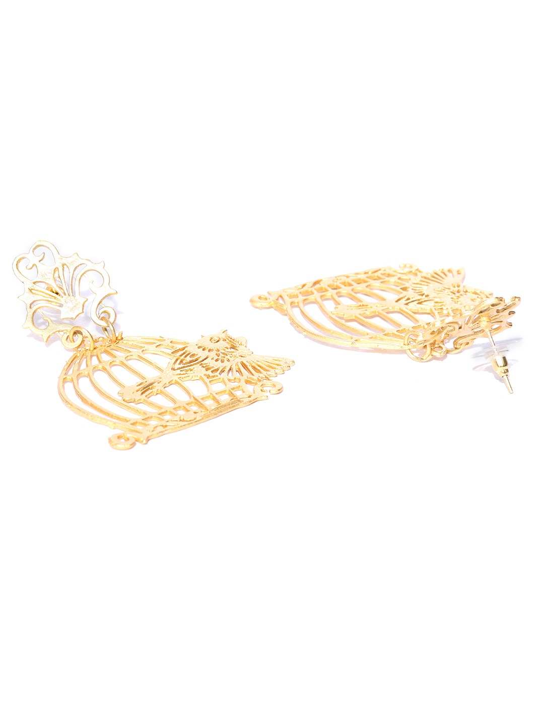 YouBella Gold-Plated Quirky Drop Earrings
