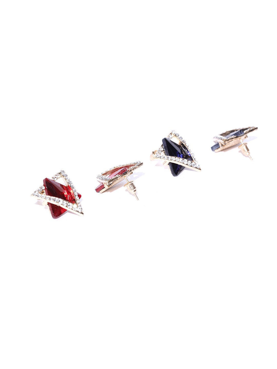 YouBella Set of 2 Gold-Plated Stone Studs