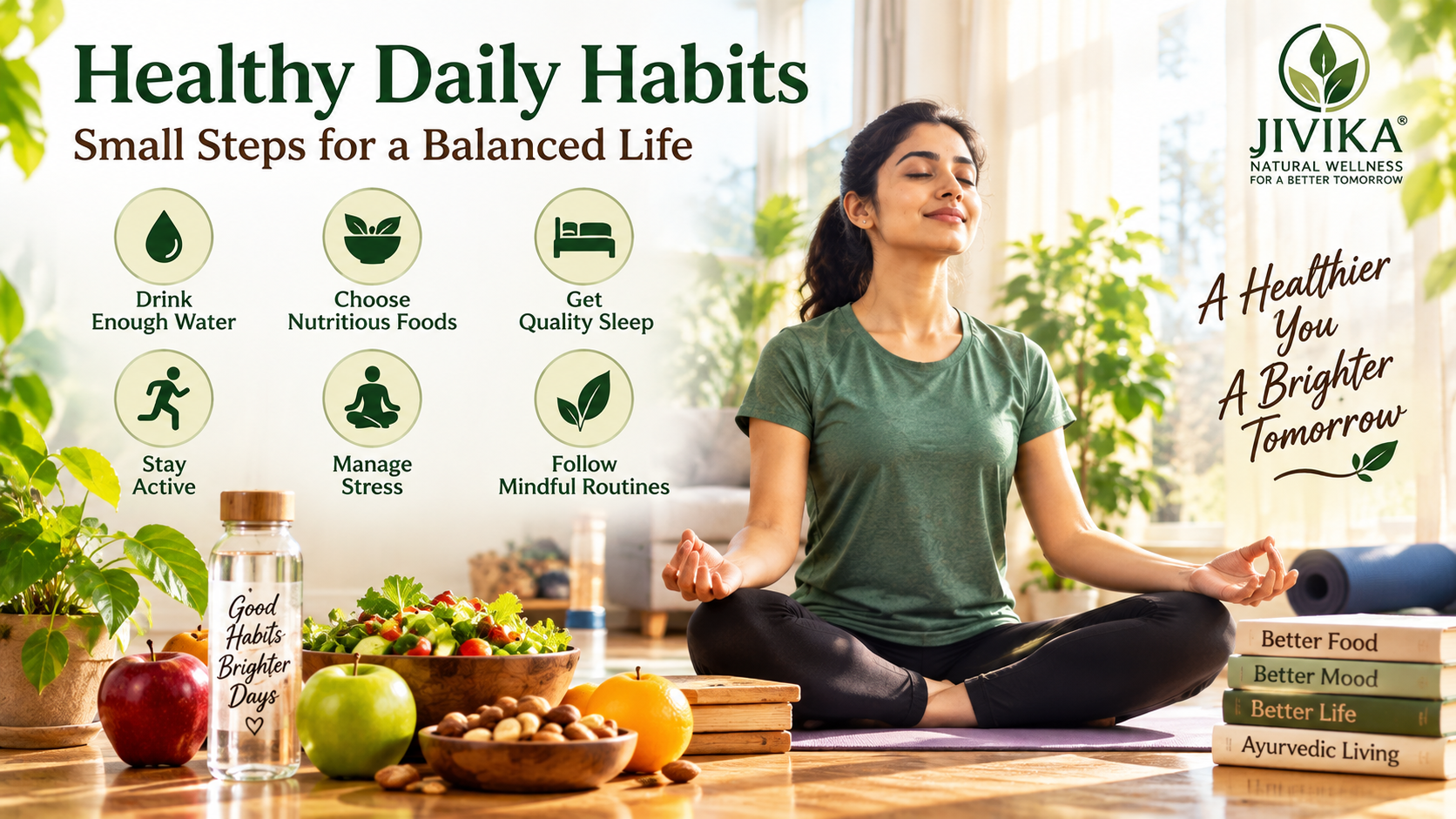 Ayurvedic Wellness healthy daily habits and balanced lifestyle